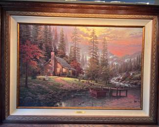 Thomas Kincaid “A Peaceful Retreat”