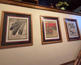 Framed print ads