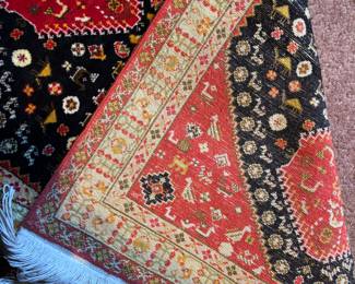 Underside of rug