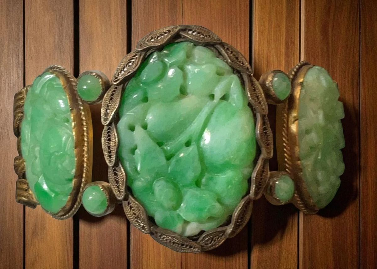 Jadeite Link Bracelet