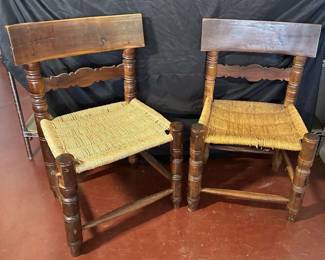 Rush Seat Chairs For Restoration