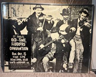 1972 Old Time Fiddlers Convention Poster