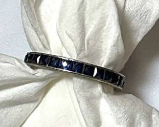 Blue Stone Silver Ring