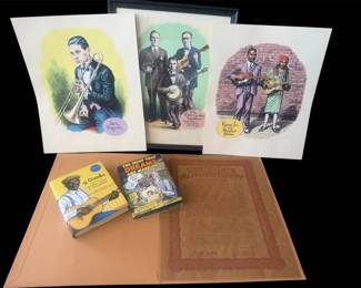 Limited Ed. R. Crumb Beloved Music Makers Serigraph Set WCOA  More 