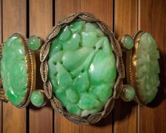 Jadeite Link Bracelet