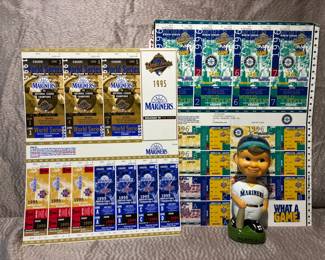 1995 World Series Game 5 Uncut Tickets