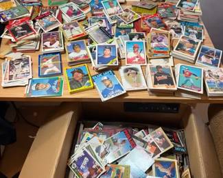 Hundreds Of Baseball Cards