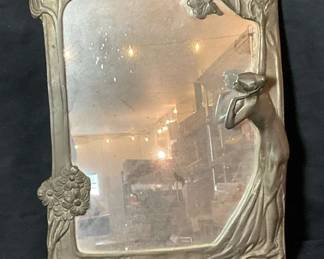 Art Nouveau Picture Frame Or Vanity Mirror