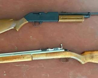 Crossman Air Gun And Sheridan Silver Streak