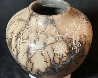Gary Louis Acoma Yellow Corn Pottery Vase