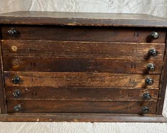 Antique Spool Cabinet