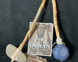 Native American War Club Rattle