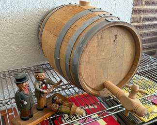 Miniature Oak Barrel Accessories