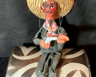 Ceramic Lidded Box Marionette