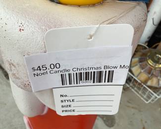 Noel Candle Christmas Blow Molds