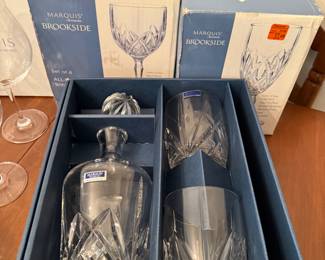Waterford Marquis Brookside Gift Set - Decanter & 2 Glasses