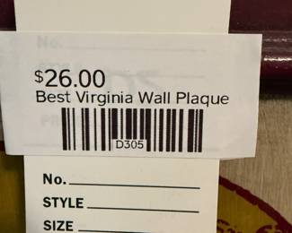 Best Virginia Wall Plaque