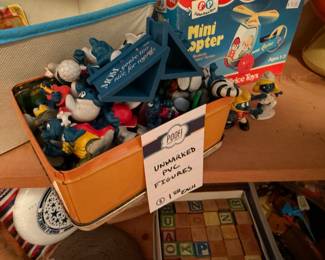 Unmarked PVC Figures