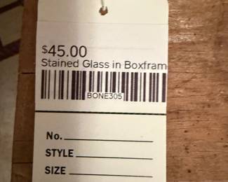 Stained Glass in Boxframe