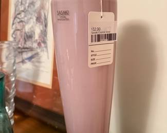 Sasaki Crystal Vase