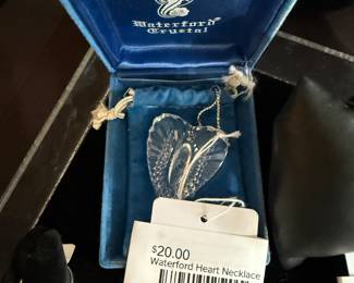 Waterford Heart Necklace 