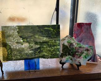 Stained glass panels
