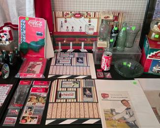 Vintage Coca Cola collectibles