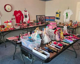 Collectibles, including McDonald's, Coca Cola, Star Wars, Disney, Barbie, and more!