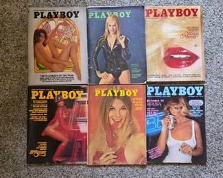 Vintage Playboy magazines