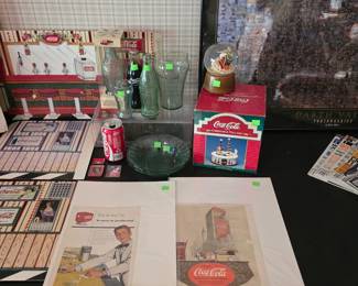 Vintage Coca Cola collectibles