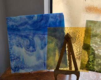 Stained glass panels