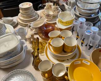 Vintage Dishes and Barware