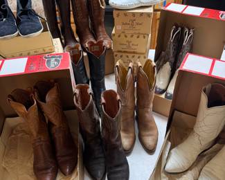Cowgirl Boots and Moccasins 