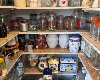 Pantry full of jars