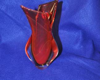 MCM Glass Vase 
