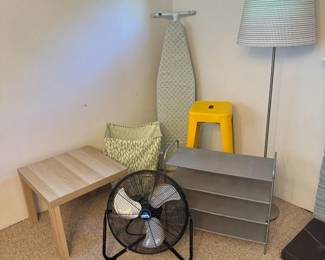 108 MixedHouseholdLotFanLampTableStoolIroningBoardStorage