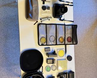85 NikonFilmDigitalCameraLotwLensesFiltersFlashBag