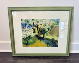 42 GreenFramedPrintGayleKeithAshleySecretGardenCollection
