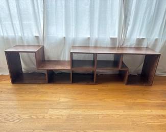 15 LaminateCubbyStorageUnit70LongUnderWindowShelf