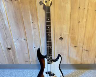 61 AustinBC1004StringElectricBassGuitarSunburstFinish
