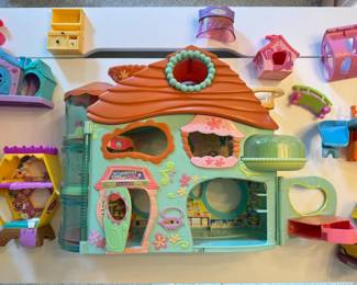 114 LittlestPetShopPlaysetLotwPetsHousesAccessories