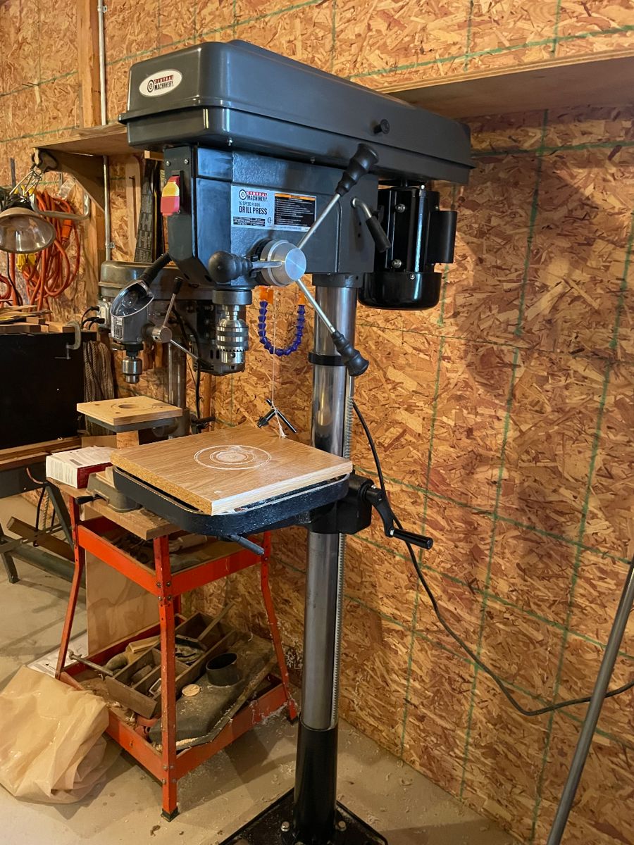 16 speed floor drill press by Central Machinery