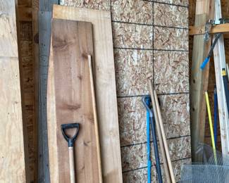 4 full sheets of 3/8" particle board and other boards