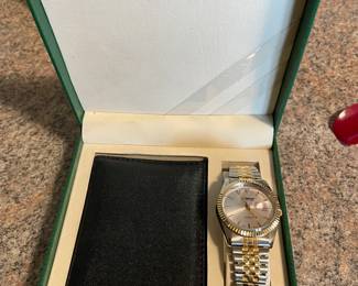 Watch and wallet never used