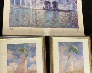 3 Monet Prints