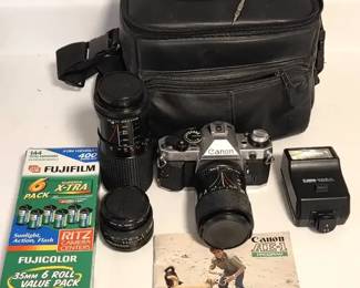 Canon AE1 35 Mm Camera