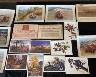 John James Audubon, Auto Car, Andrew Dagosta Prints Lithographs