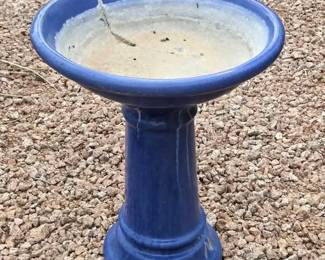 Blue Ceramic Water Fountain