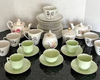 Floral Tea Sets Made In England, Germany More