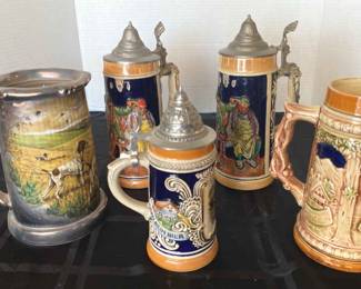 5 Beer Steins